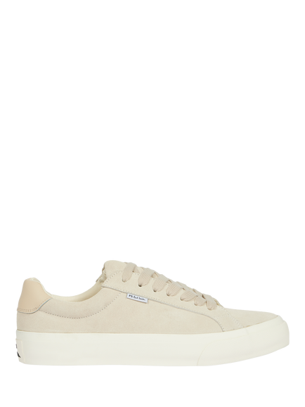 Paul Smith Amos Leather Lace Up Trainers, Off White, Off White