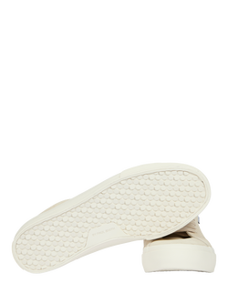 Paul Smith Amos Leather Lace Up Trainers, Off White - view 2, Off White