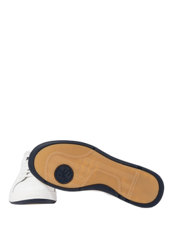 Paul Smith Albany Leather Trainers, White/Navy - view 2, White/Navy