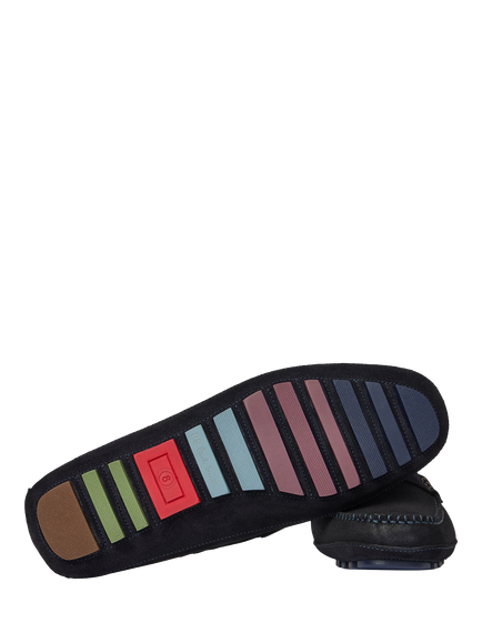 Paul Smith Jenson Drive Leather Loafers, Dark Navy - view 2, Dark Navy