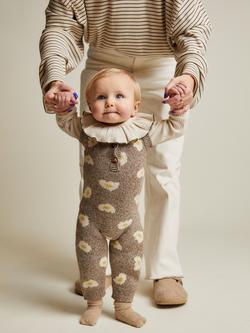 Claude & Co Baby Knitted Romper Suit, Egg, Egg