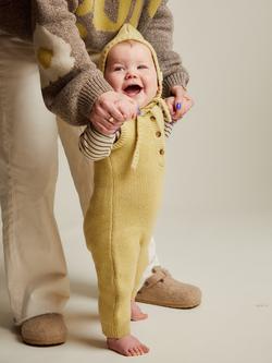 Claude & Co Baby Bay Knitted Romper, Mustard, Mustard