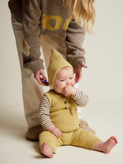 Claude & Co Baby Bay Knitted Romper, Mustard - view 2, Mustard