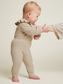 Claude & Co Baby Milking It Strip Leggings, Coco - view 2, Coco