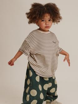 Claude & Co Kids' Lenni Stripe T-Shirt, Coco, Coco