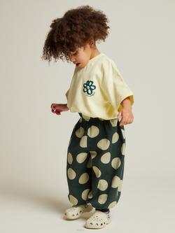 Claude & Co Kids' Emerson Polka Dot Trousers, Kale - view 2, Kale