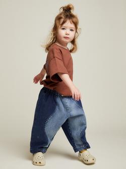 Claude & Co Kids' Wave Denim Trousers, Denim