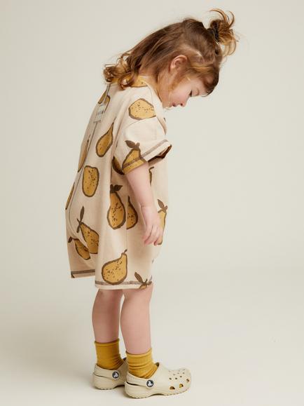Claude & Co Kids' Opal Pear Short Romper, Almond - view 2, Almond