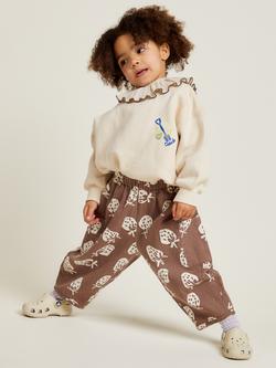 Claude & Co Kids' Carner Grow Slowly Sweatshirt, Cream, Cream