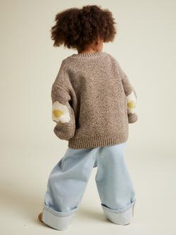 Claude & Co Kids' Greta Good Egg Sweater, Coco - view 2, Coco