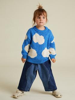 Claude & Co Kids' Ottie Cloud Jumper, Sky, Sky