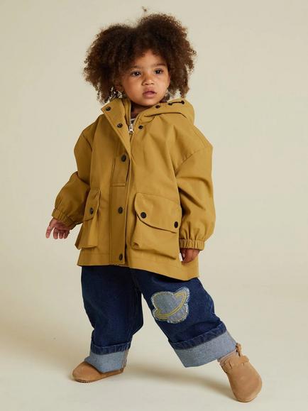 Claude & Co Kids' Brooke Honey Rain Jacket, Honey, Honey