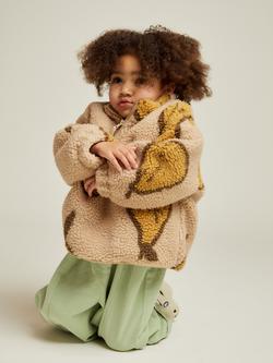 Claude & Co Kids' Drew Pear Borg Jacket, Almond, Almond