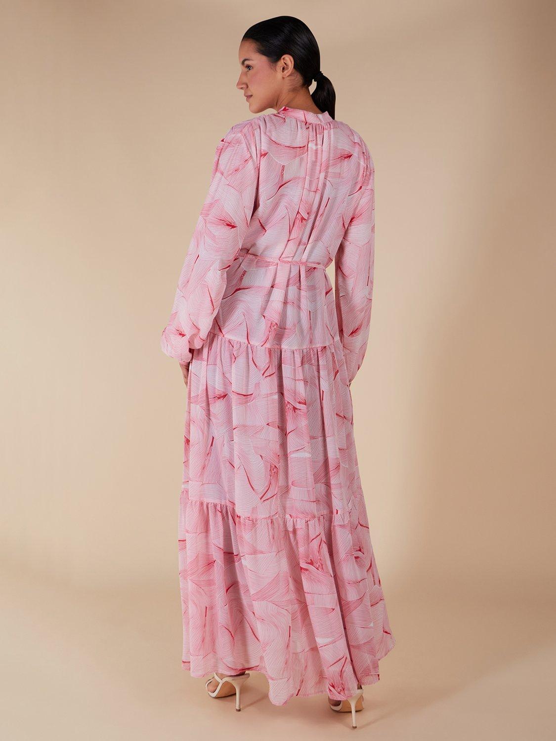 Product image 3 of 4, which shows Aab Palmero Maxi Dress, Pink, S Reg