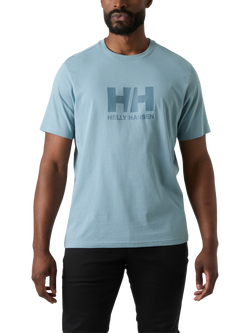 Helly Hansen 3.0 Logo Regular Fit T-Shirt, Light Blue, Light Blue