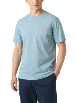 Helly Hansen Hudson Logo Classic Fit T-Shirt, Light Blue