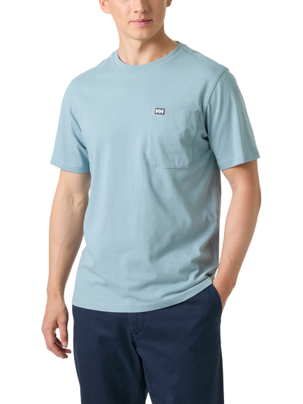 Helly Hansen Hudson Logo Classic Fit T-Shirt, Light Blue