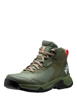 Helly Hansen Women's Canyon Mid HT Hiking Shoes, Green/Pink Salt - view 2, Green/Pink Salt