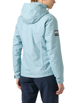 Helly Hansen Women's Crew Hooded Midlayer Sailing Jacket 2.0, Windy Blue - view 2, Windy Blue