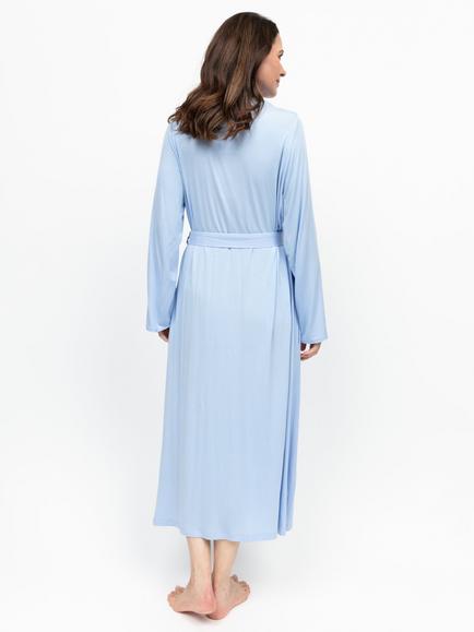 Nora Rose by Cyberjammies Lucy Dressing Gown - view 2, Lucy Blue