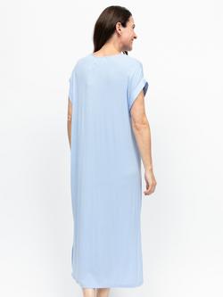 Nora Rose by Cyberjammies Lucy Cap Sleeve Nightdress - view 2, Lucy Blue