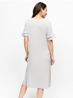 Nora Rose by Cyberjammies Lucy Nightdress - view 2, Willow Grey
