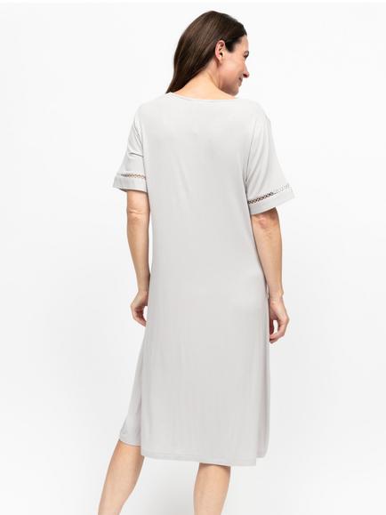 Nora Rose by Cyberjammies Lucy Nightdress - view 2, Willow Grey