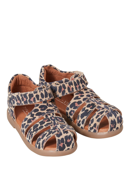 Zig+Star Kids' Cosmic Cage Toe Sandals, Tan/Multi - view 2, Tan/Multi