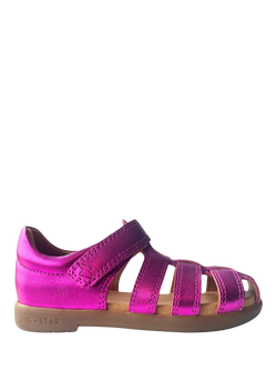 Zig+Star Kids' Cosmic Cage Toe Sandals, Pink, Pink