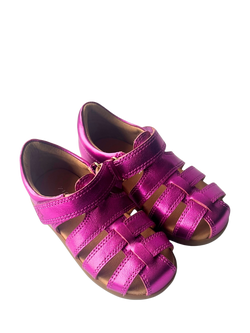 Zig+Star Kids' Cosmic Cage Toe Sandals, Pink - view 2, Pink