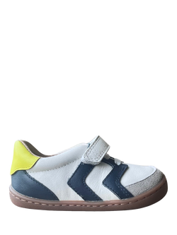 Zig+Star Jett Baby Barefoot Shoes, Off White/Multi, Off White/Multi