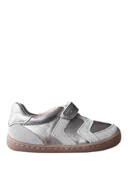 Zig+Star Jett Baby Barefoot Shoes, Pewter, Pewter