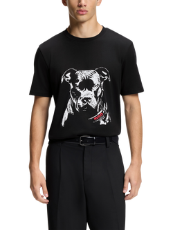 HUGO BOSS BOSS Regular Fit T-Shirt, Black, Black