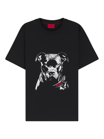 HUGO BOSS BOSS Regular Fit T-Shirt, Black - view 2, Black