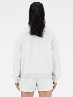 New Balance Women's Core Crew Sweater, Ash Heather - view 2, Ash Heather