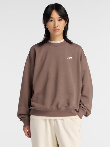 New Balance Women's Essentials Crew Sweatshirt, Cortado, Cortado