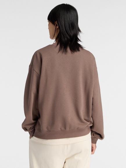New Balance Women's Essentials Crew Sweatshirt, Cortado - view 2, Cortado