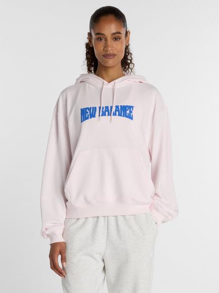 New Balance Women's Wavy Hoodie, Pink Salt, Pink Salt
