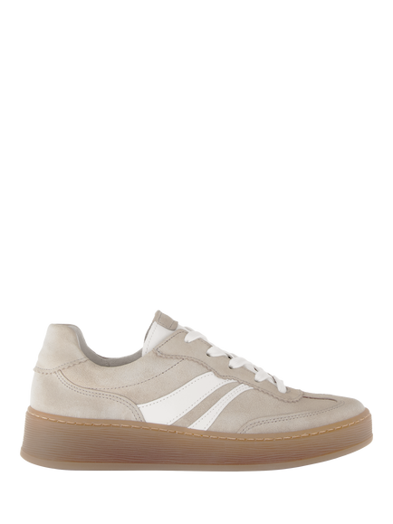 Gabor Wide Fit Dahma Suede Trainers, Oasis, Oasis