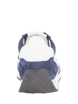 Gabor Wide Fit Globe Suede Trainers, Marine - view 2, Marine