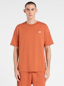 New Balance Men's Essentials Cotton T-Shirt, Cinnamon, Cinnamon