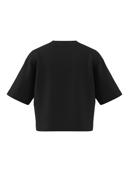 adidas Women's Motion Yoga T-Shirt, Black, Black