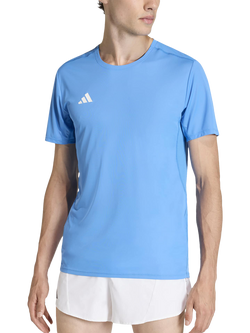 adidas Adizero Essentials Running T-Shirt, Blue, Blue