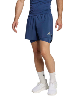 adidas adi365 Running Essentials 2-in-1 Shorts, Blue, Blue