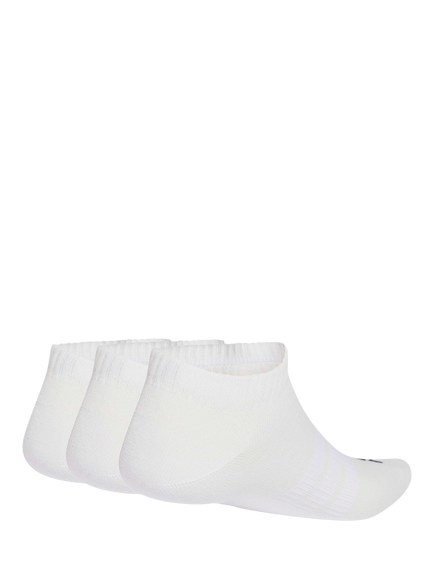 adidas Thin & Light Essentials Low Cut Socks, Pack of 3, White - view 2, White