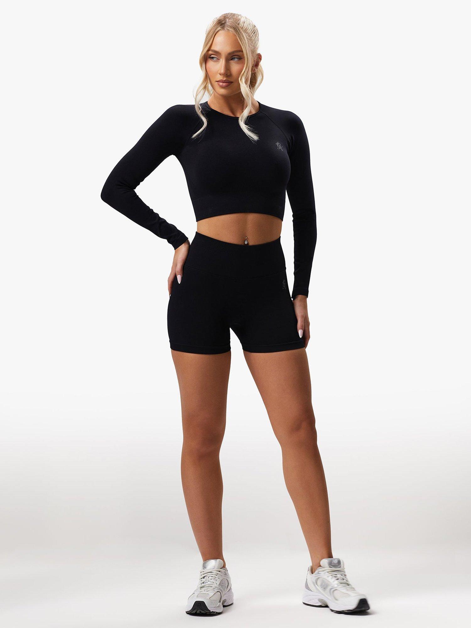 Product image 11 of 11, which shows Gym King High Rise Cycle Shorts, Black, 10-12