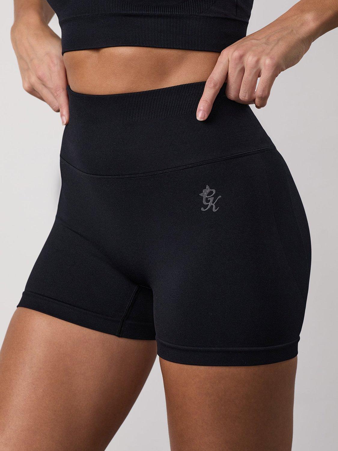 Product image 3 of 11, which shows Gym King High Rise Cycle Shorts, Black, 10-12