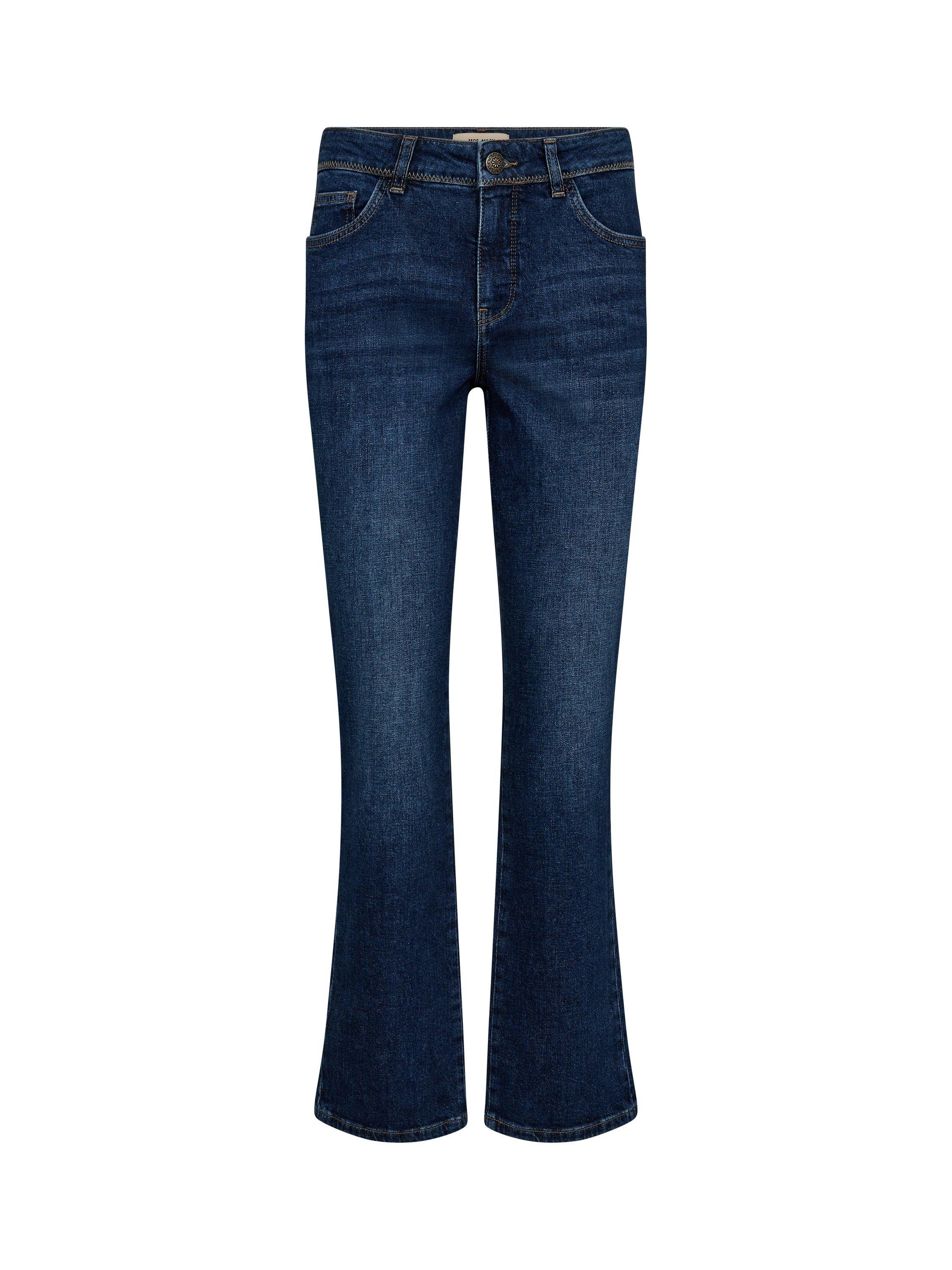 Product image 5 of 6, which shows MOS MOSH Ashley Otto Flared Jeans, Mid Blue, 32R