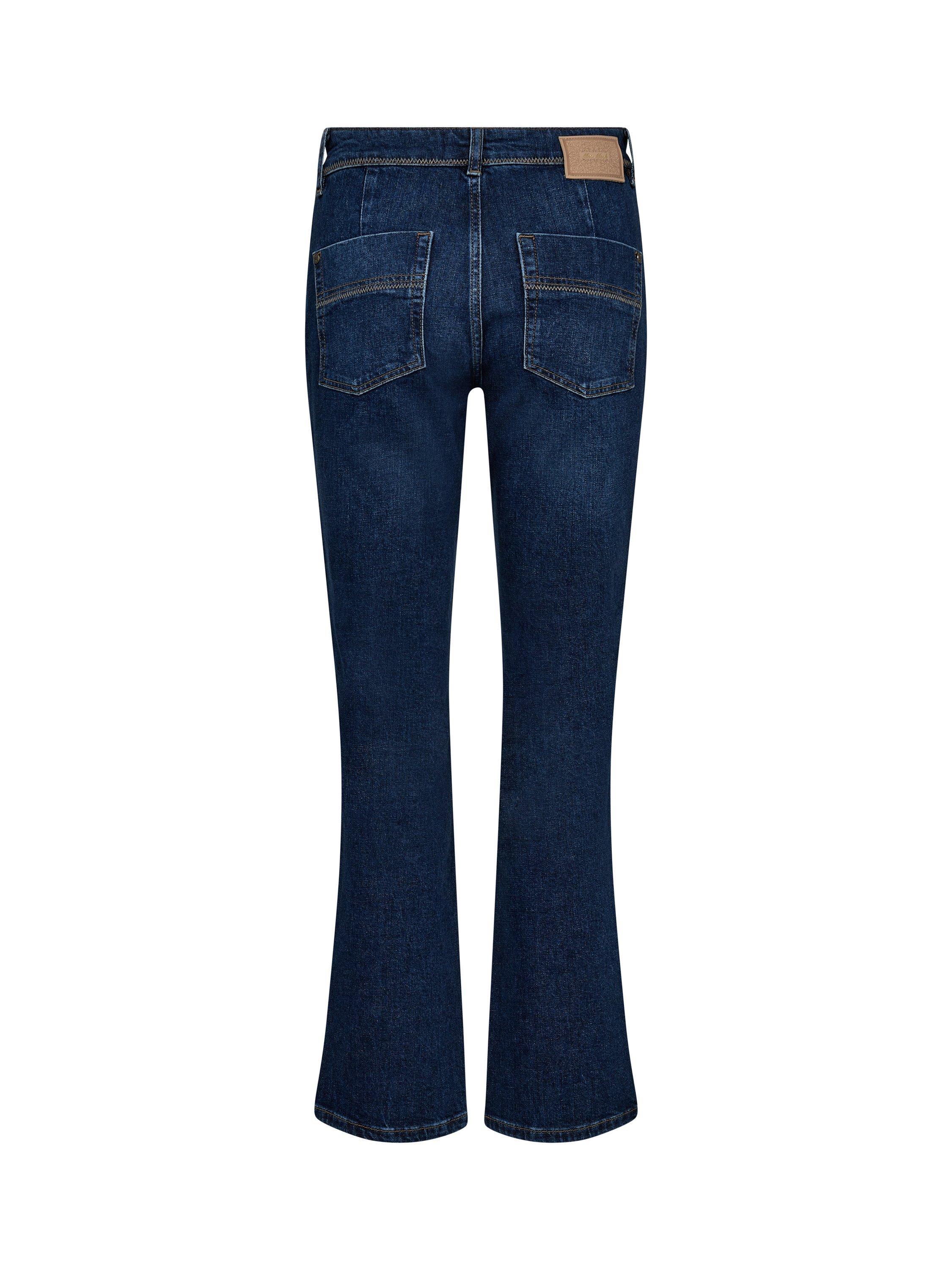 Product image 6 of 6, which shows MOS MOSH Ashley Otto Flared Jeans, Mid Blue, 32R