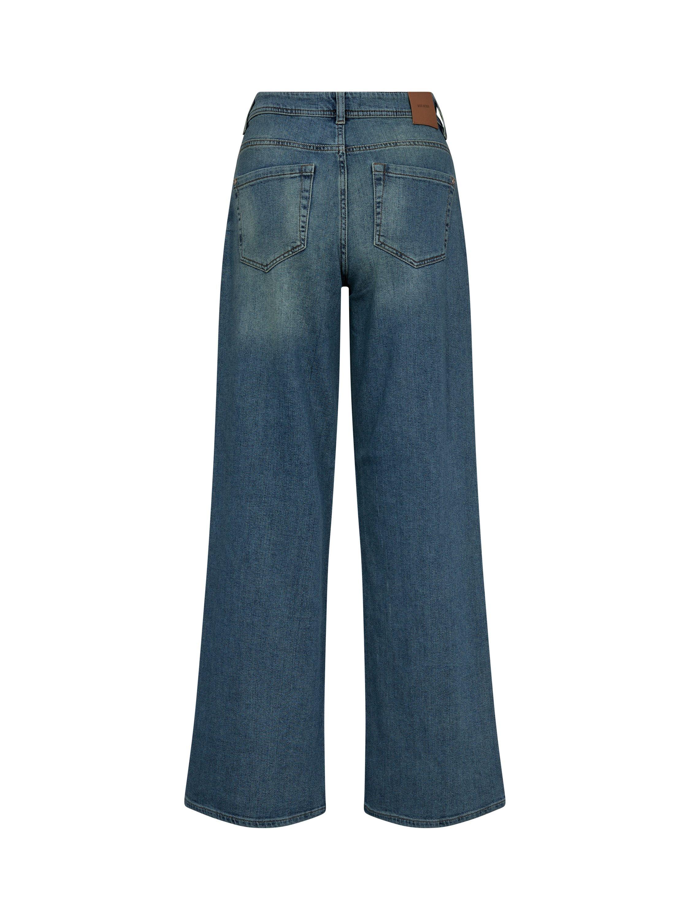 Product image 5 of 5, which shows MOS MOSH Dara Remy Wide Leg Jeans, Blue, 31R
